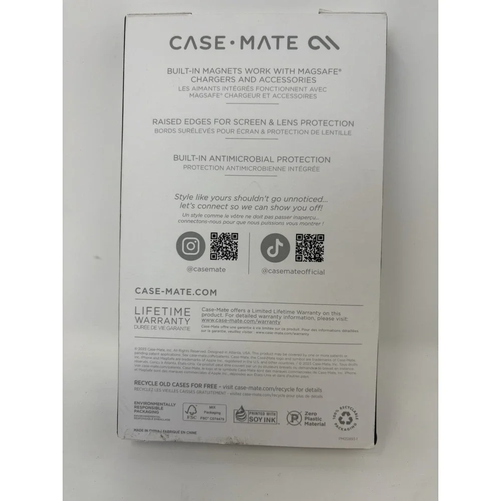 Case-Mate Case Apple iPhone 15 Pro MagSafe Compatible Smooth Satin Beige